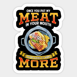 Funny Cooking Quote Sticker